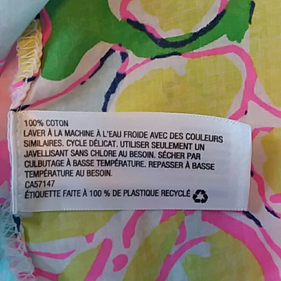 Lilly Pulitzer for target Nosey Posie button up sm - Picture 8 of 8